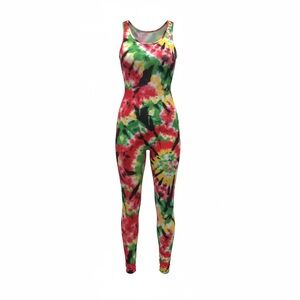 Rasta Tie-Dye Jumpsuit